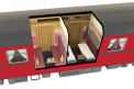 Beispiel 2-Bett-Abteil 